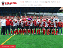 Tablet Screenshot of clubdeportivolaudio.net